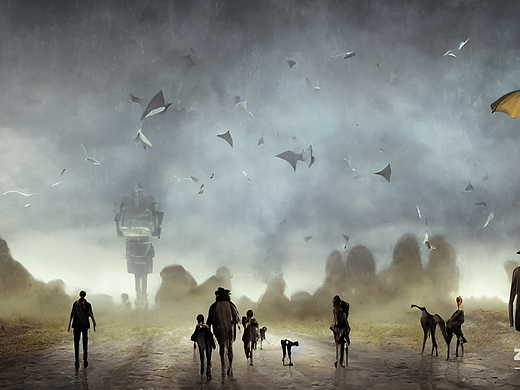 #AI创作实验室#未知的时间行者