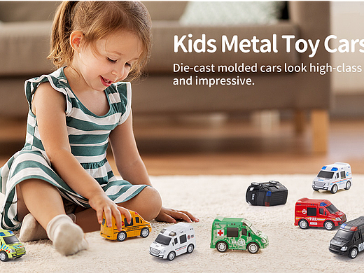 儿童玩具车亚马逊拍摄主图设计