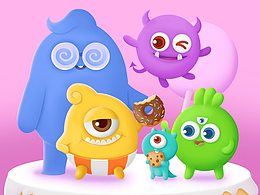 《怪獸甜品》角色