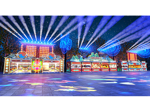 武當山不夜城街區(qū)設計（個人主頁-ZNjU5OTE1NDQ=） - 商業(yè)空間設計 - 站酷設計師GUAN設計工作室原創(chuàng)素材 - 站酷ZCOOL