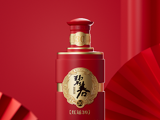 白酒包装渲染