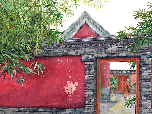 我画绘本《潭柘寺戒坛寺》出版了（1）