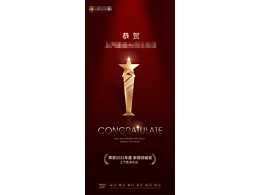 汽車經(jīng)銷獲獎海報