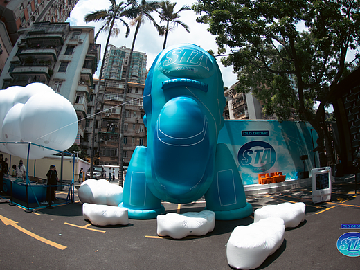 大明气模——火箭云朵气模