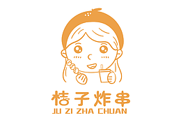 快消品小餐饮桔子炸串UI设计