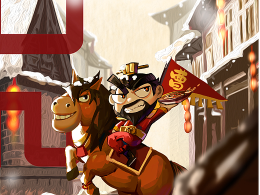 画的一些节气海报和插画海报