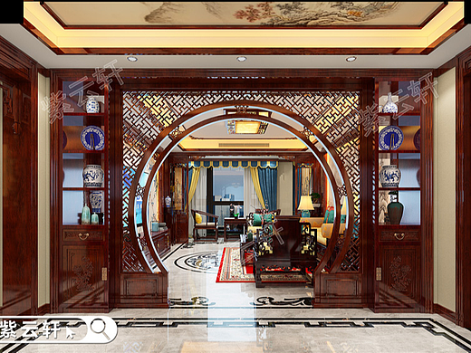古典别墅中式装修，探究内在空间的纯粹力量