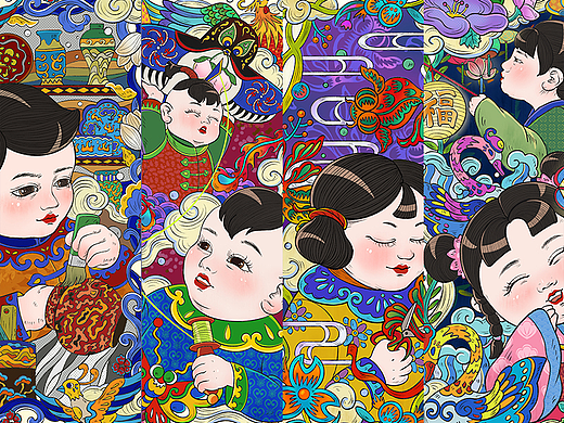 年画福娃.非遗系列