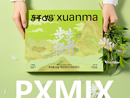 糕点摄影丨轩妈 步步糕升 绿豆糕 × 光影集