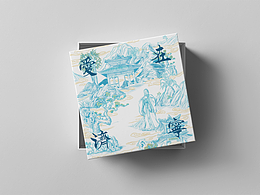 孔子文化插画 包装