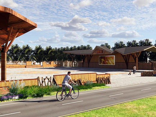 景区露台广场大院舞台展示中心设计方案