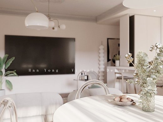 轻法式客厅（个人主页-ZNjIxODIyODA=） - 家装设计 - 站酷设计师胖娃兒原创素材 - 站酷ZCOOL