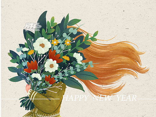 新年快樂~（個人主頁-ZNjM1MjIyOTY=） - 創(chuàng)作習(xí)作 - 站酷設(shè)計師不走空原創(chuàng)素材 - 站酷ZCOOL