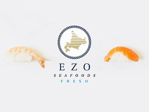 香港合子品牌設計作品 | 日本EZO Seafood Fresh品牌