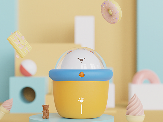 太空熊加湿器