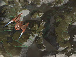 概念创作-小飞机飞越小峡谷