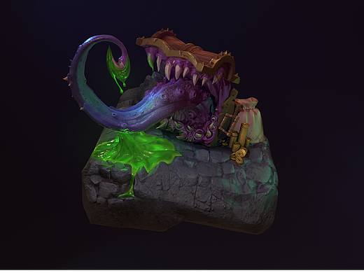 宝箱怪（个人主页-ZNjM0MDQ3NzI=） - 人物/生物 - 站酷设计师罗米八原创素材 - 站酷ZCOOL