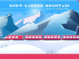 渐变风景-雪山系列