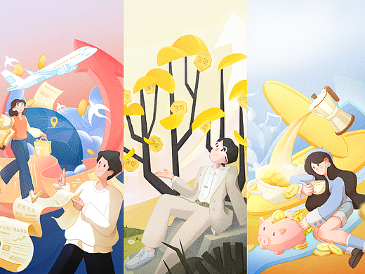 招商银行｜插画海报