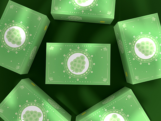 晴王葡萄阳光玫瑰包装盒、水果通用包装、高端大气唯美