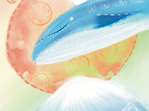 鲸鱼飞翔的时候