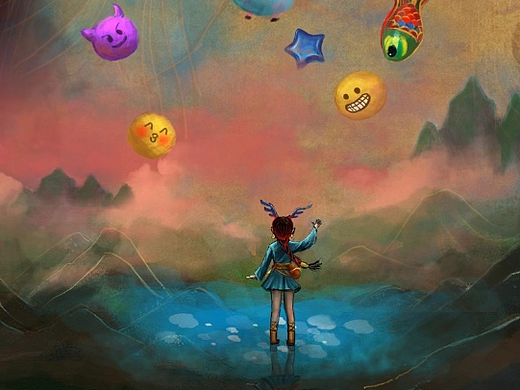 给妈妈的画（个人主页-ZNjM5OTM0Mjg=） - 绘画 - 站酷设计师瞳人哈哈哈原创素材 - 站酷ZCOOL