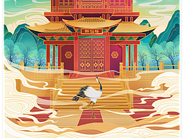 國潮風格插畫