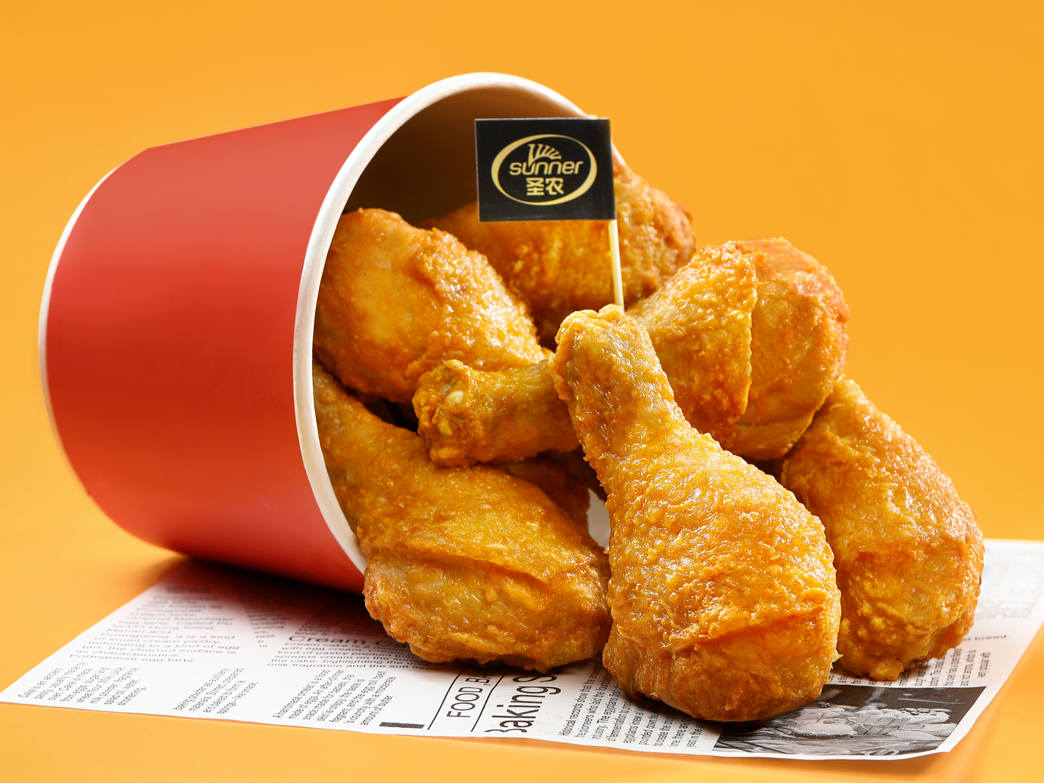 『 视频 』圣农薄脆鸡腿-奥尔良风味 tvc视频_cc食摄-站酷zcool