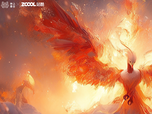 《冰焰凰韻-涅槃重生》（個人主頁-ZNjY2NjgxNzY=） - IP形象 - 站酷設(shè)計師浣熊抱抱原創(chuàng)素材 - 站酷ZCOOL