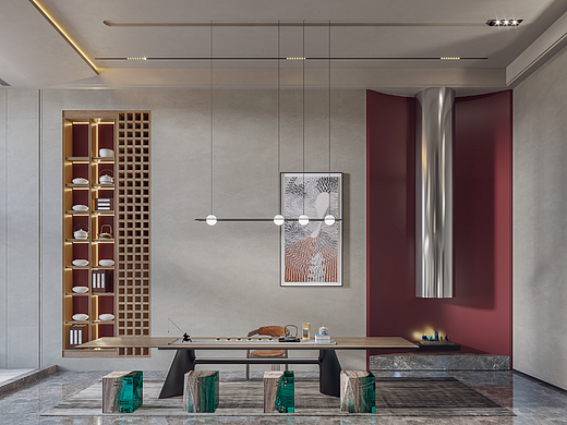 现代别墅风格/侘寂风格