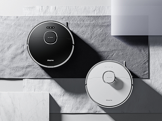 一组扫地机渲染