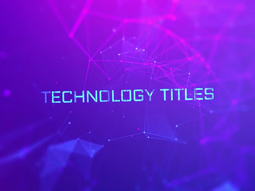 AE模板 | 现代标题序列高科技商务会议网络视频博客