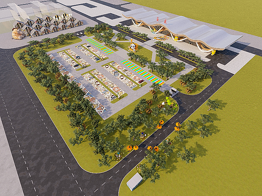 机场包装/网红包装/园区包装/（个人主页-ZNjQ1Mjk1ODg=） - 建筑/空间 - 站酷设计师城城王原创素材 - 站酷ZCOOL