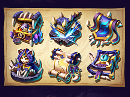 歐美風(fēng)格主功能圖標(biāo)繪制設(shè)計(jì)