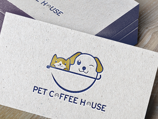 宠物咖啡店logo