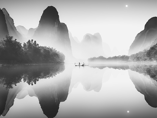 桂林大河｜禅意山水黑白摄影作品集（收藏级）