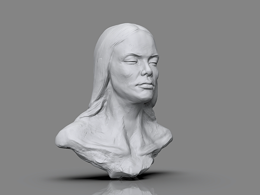 两个人头像雕刻练习