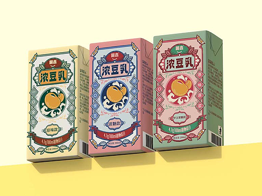 開鑫浓豆乳包装设计---记忆中的香浓味道
