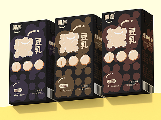 一口浓醇·浓豆乳产品设计（个人主页-ZNjY3MDA0NzI=） - 包装 - 站酷设计师珂梁原创素材 - 站酷ZCOOL