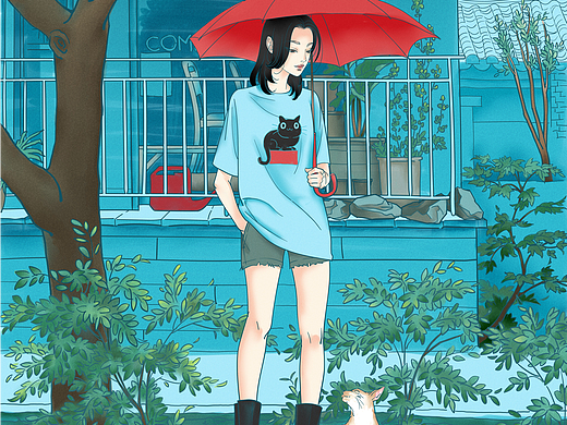 习作-雨天