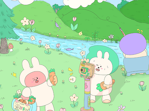 【卷花兔】等到春暖花开再去玩