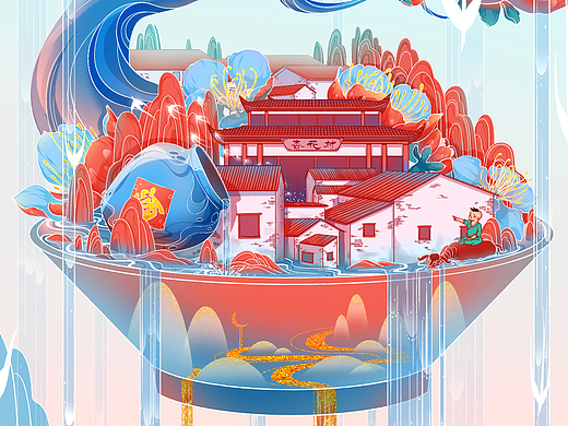清明节插画