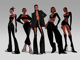 时尚插画|人物设计