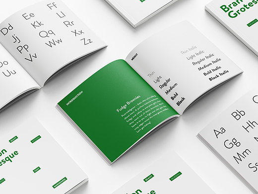 字体样书排版设计