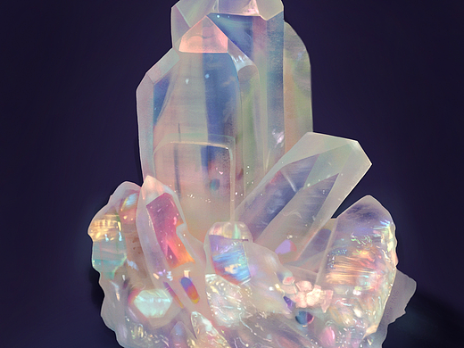 质感插画打卡挑战DAY01-宝石