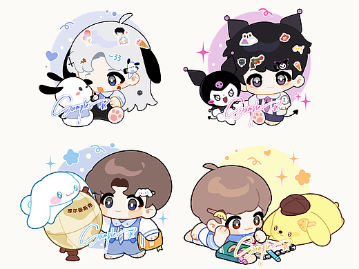 【Q版】二头身卡通人物合集