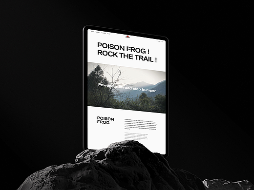 品牌官网｜POISONFROGxOOSAA｜网站页设计开发制作建设