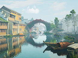 UE5個人獨立作品《江南游》