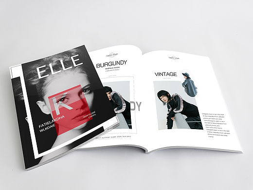 时尚杂志设计