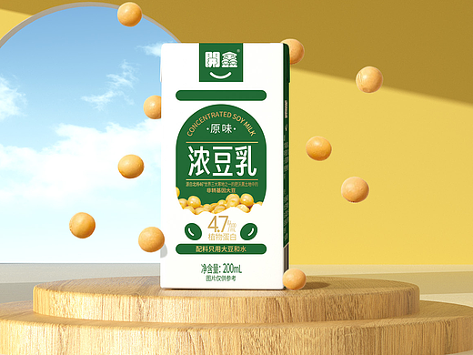 浓豆乳包装设计